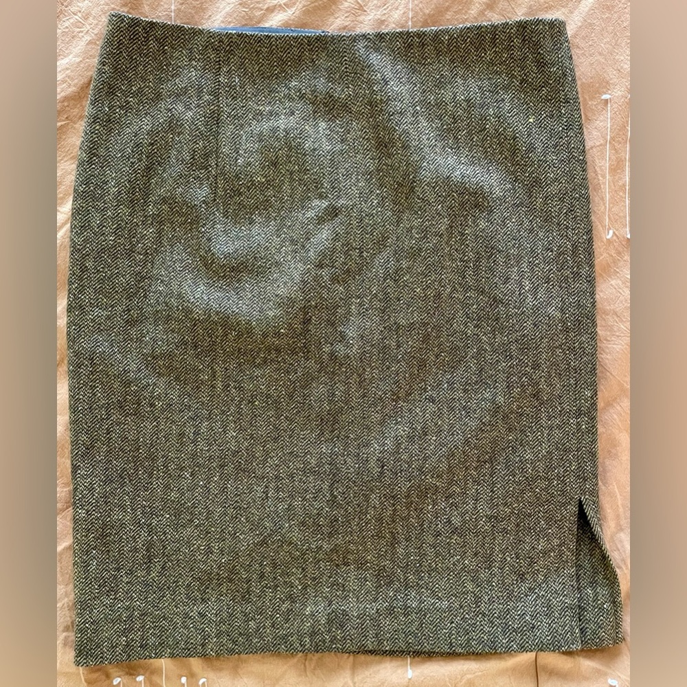Vince Wool Blend Pencil Skirt